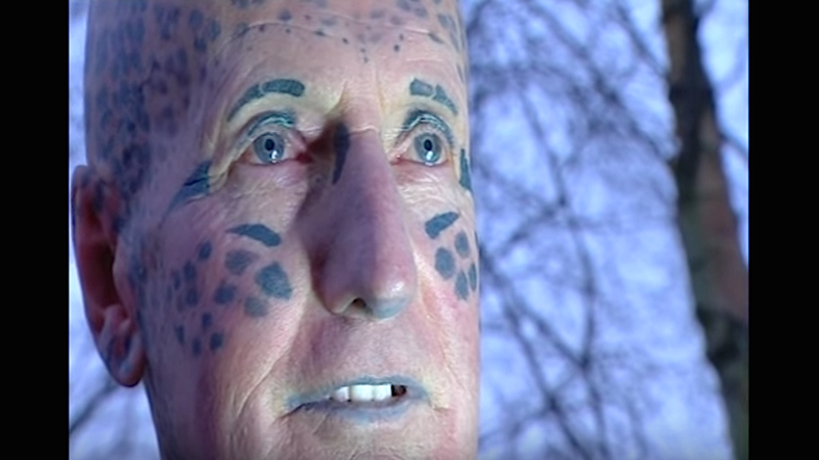 4. Tom Leppard, also known as "The Leopard Man", has 99.9% of his body covered in leopard print tattoos. - wide 3