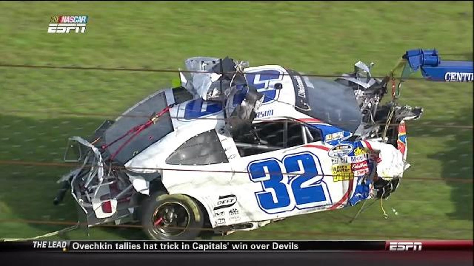 Crash At NASCAR Nationwide Race At Daytona Leaves Kyle Larson's Car