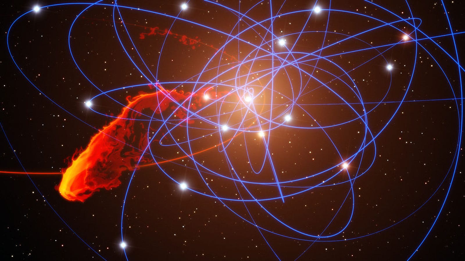 Astronomers Spot Unprecedented Flashes From Our Galaxy's Black Hole