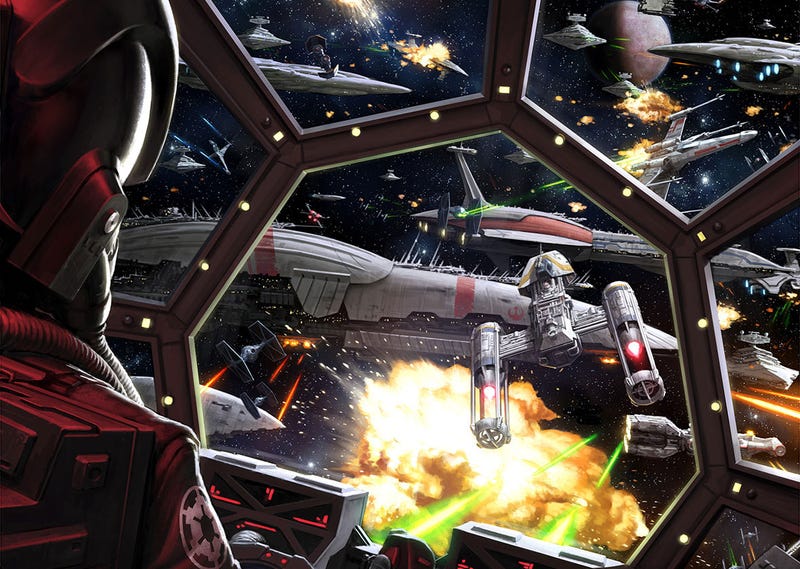 Star Wars Space Battle Has No Chill