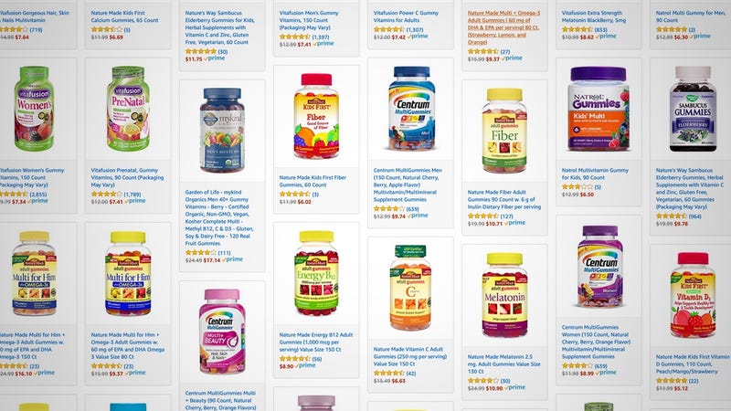 Gold Box de vitaminas | AmazonGráfico: Shep McAllister