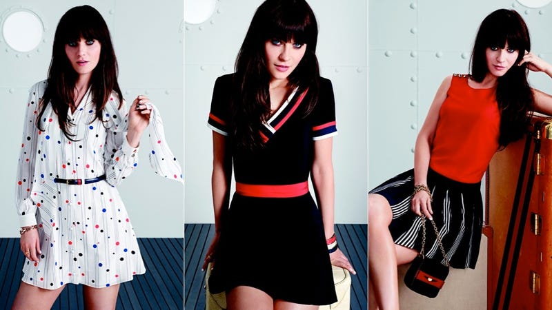 The Zooey Deschanel Dress Collection Looks Exactly Like It Should