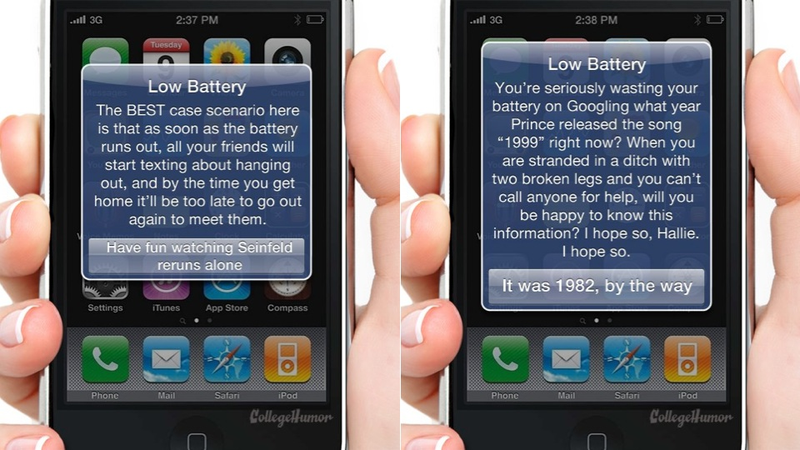funny things for iphone to say when charging