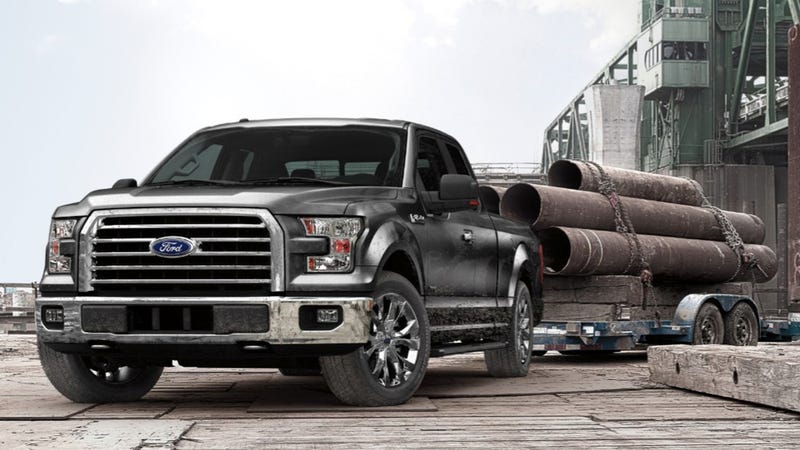 What are the towing specifications for Ford trucks?