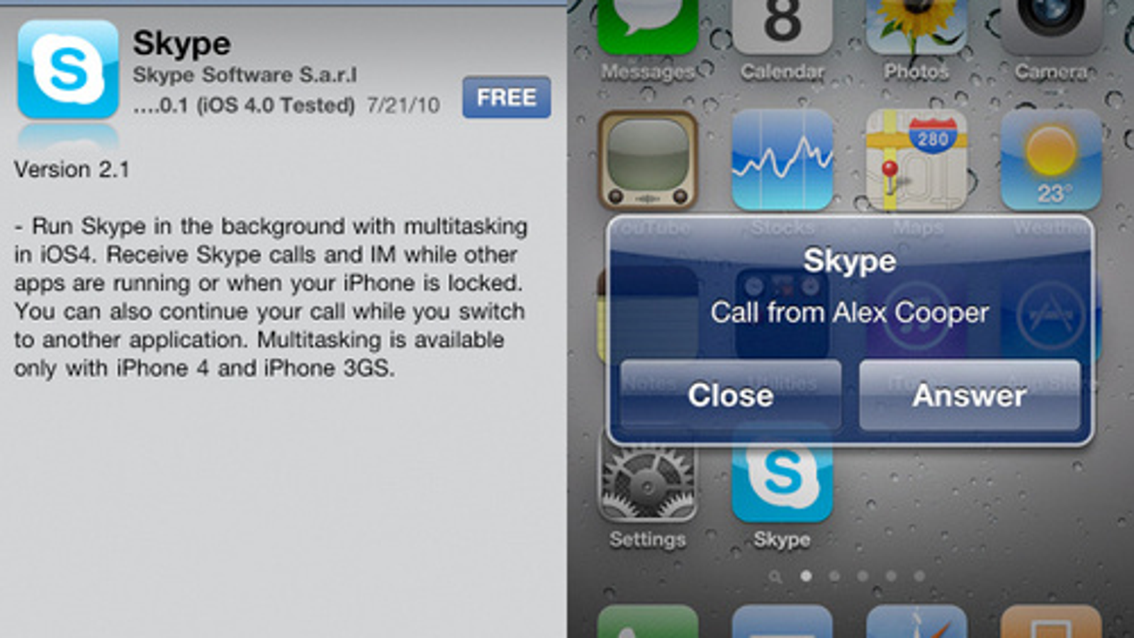 skype for iphone ios 4.1