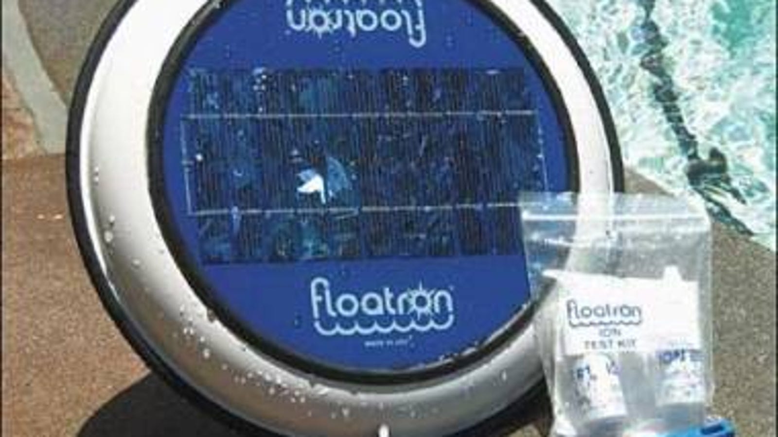 SolarPowered Floatron Cleans Your Pool and Cuts Down on Chemicals