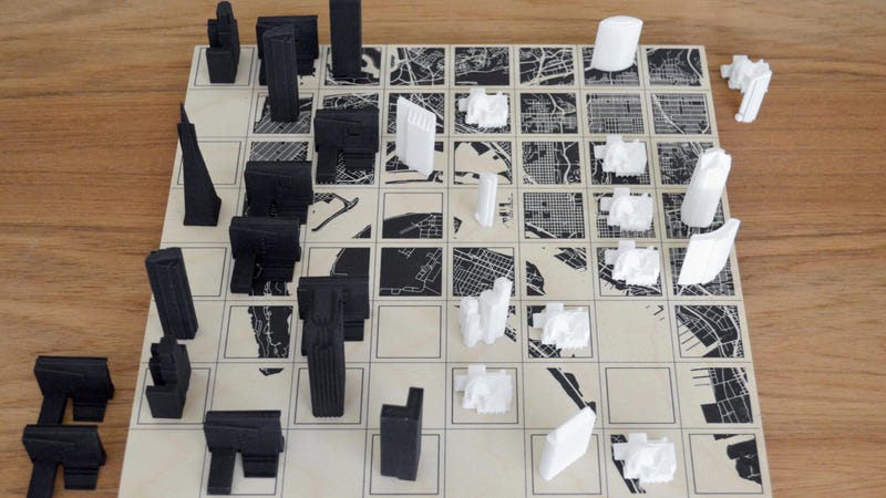 Custom Chess Sets Let You Play With Your Favorite City's Famous Landmarks - Gizmodo
