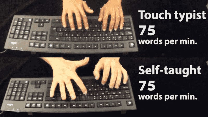 ten fast typing fingers