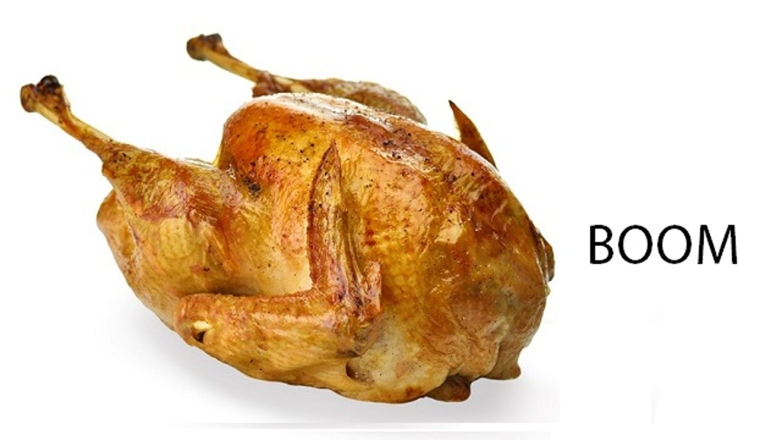 Why DeepFried Frozen Turkeys Go Kablooie