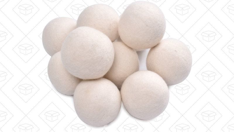 10 Bolas para la secadora, $12 con código QQQAAA11