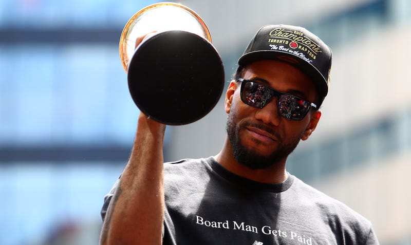 Illustration for article titled Kawhi Leonard Did The Laugh