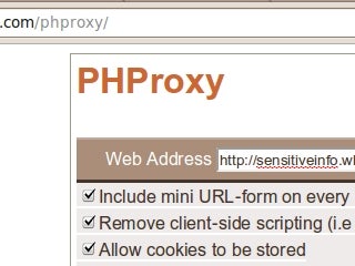 Install PHProxy in Your Web Space to Access Blocked Sites