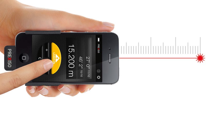 This Clunky iPhone Accessory Measures Distances With Laser ...