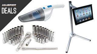 Illustration for article titled Deals: $20 Mechanics Set, iPad Stand for Your Garage, Dustbuster