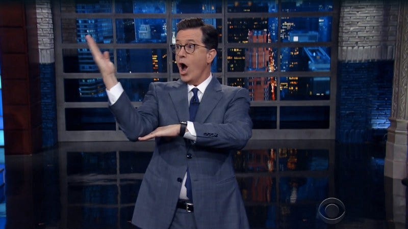 The Late Show With Stephen Colbert (Screenshot: CBS)