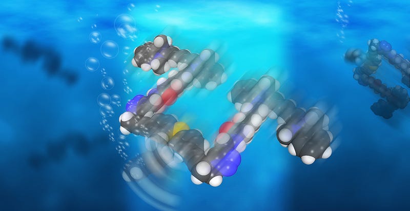 Illustration for article titled El motor más potente del mundo es una molécula de 244 átomos