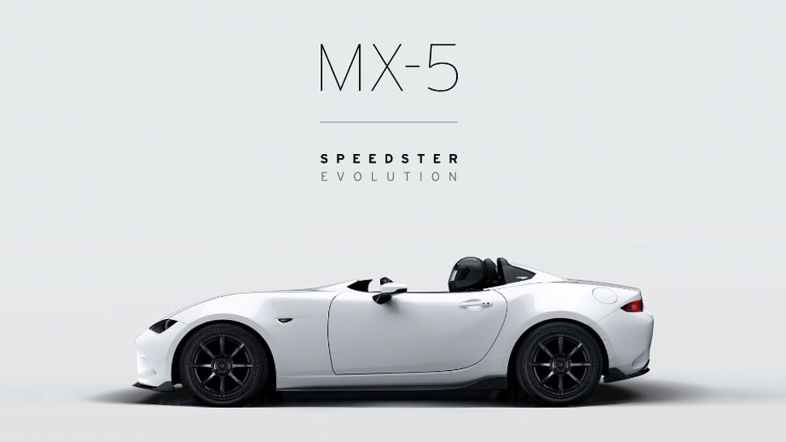Mazda Finally Gets That Fat Ass Mx 5 Speedster To Lose