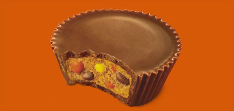 Image result for reese's pieces cups