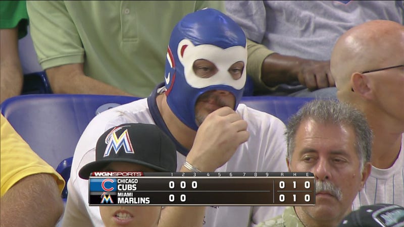 Illustration for article titled Lucha Libre Cubs Fan Hasn't Won Campeonato Consejo Mundial Since 1908