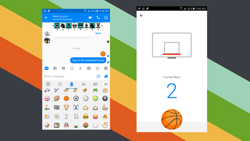 Resultado de imagen para Play Basketball on Messenger