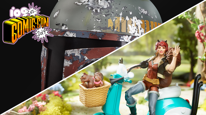 From helmets to squirrels on mopeds, Hasbro had it all.