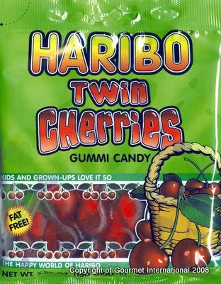 Illustration for article titled Today's Gummi: Haribo Twin Cherries