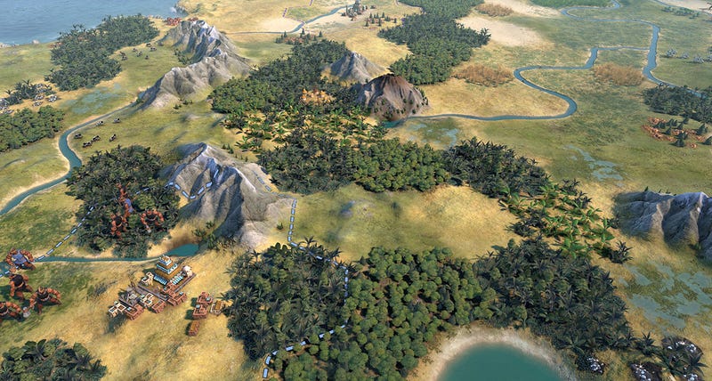 Illustration for article titled Civilization Artist Gets Civ VI Looking Like Civ V