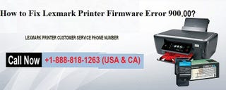 Illustration for article titled How to Fix Lexmark Firmware Error 900.00?