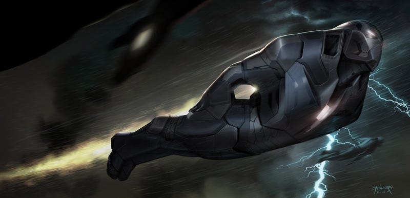 Iron Man Becomes A Guided Missile In Stunning New Concept Art
