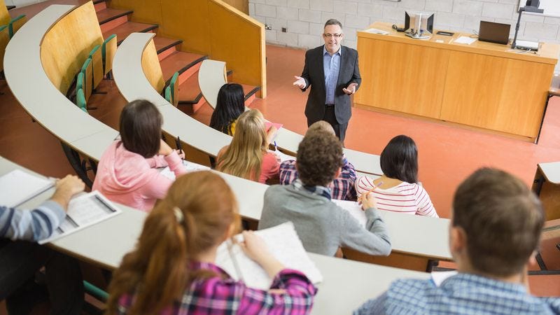 Illustration for article titled College Professor Reminds Students It Will Take A Few Classes To Memorize Everyone’s Triggers