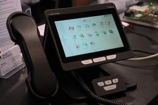 Illustration for article titled Touch Revolution Nimble Landline Phone: Android For Office Drones