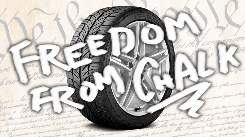 Illustration for article titled Federal Court Rules Chalking Parked Cars' Tires Is Unconstitutional