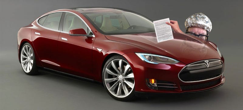 Illustration for article titled Flyer Accuses Tesla Owners Of War, 'Strange Sex,' 'Anal Itching'