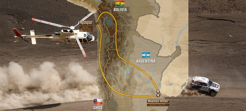 Illustration for article titled Why The 2015 Dakar Rally Could Look Very Different