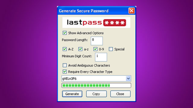 lastpass username generator