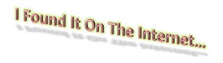 Illustration for article titled I Found It On The Internet...