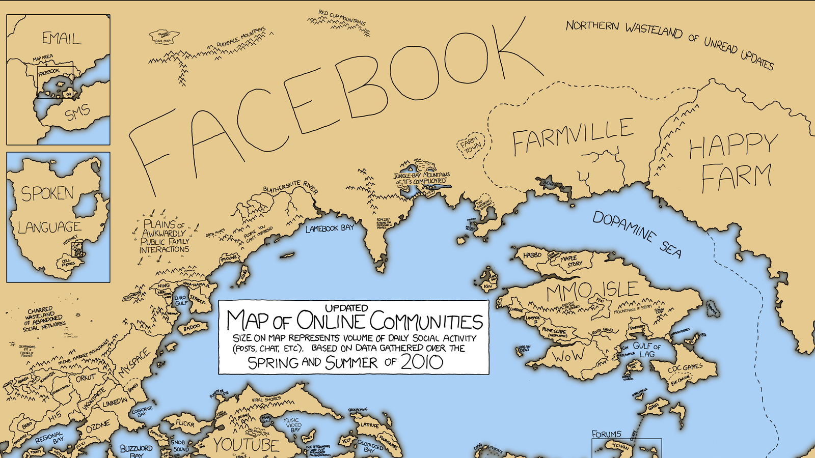 Map lang. Randall Map.