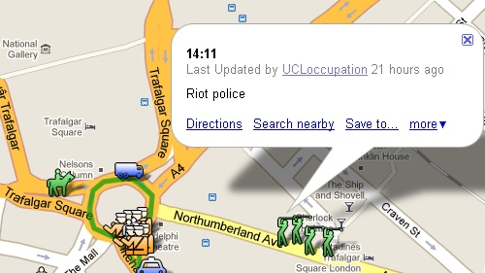 Rioting London Students Created Live Google Maps War Room