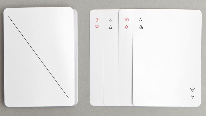 Illustration for article titled These Minimalist Cards Are Almost Too Pretty to Play With