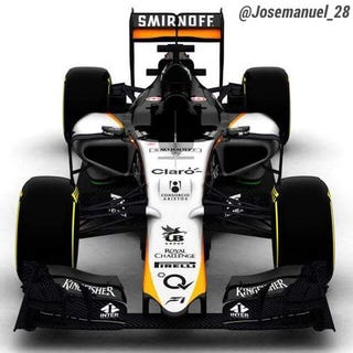 Illustration for article titled Leaked Force India VJM08