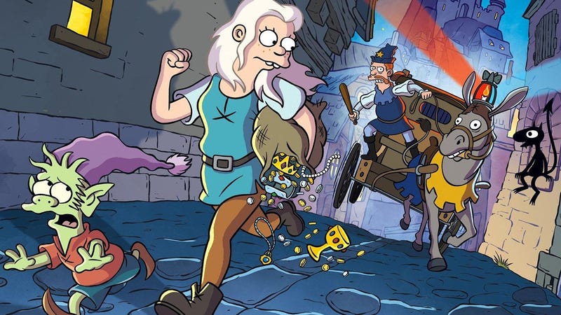 Illustration for article titled Disenchantment, la serie del creador de Los Simpson para Netflix, regresa en septiembre