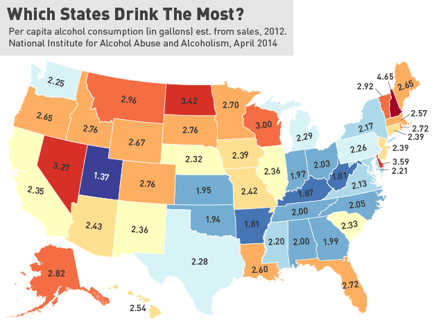 Is New Hampshire Really The Drunkest State In The Union?