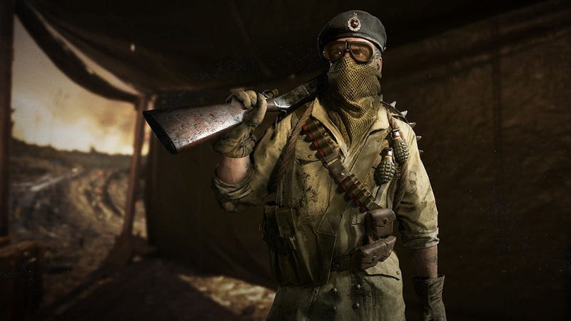 Illustration for article titled Call Of Duty: WWII's Hub Area Is Now An Awkward, Official Multiplayer Map