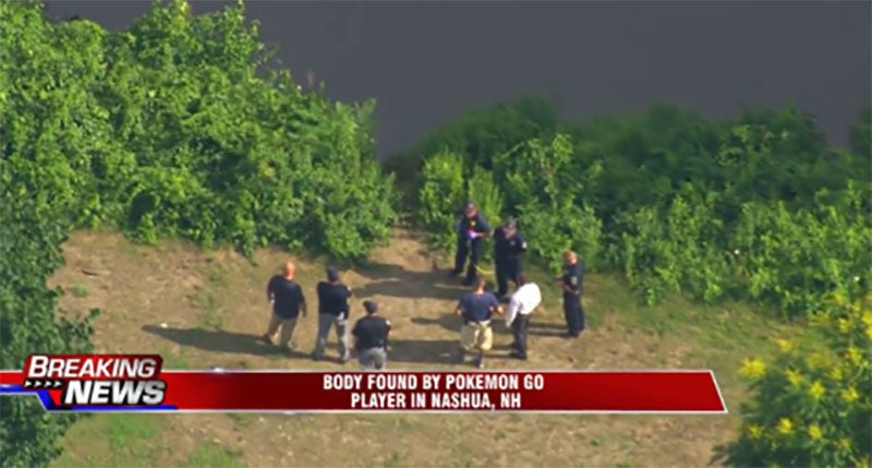 Another Dead Body Found by Pokémon Go Player