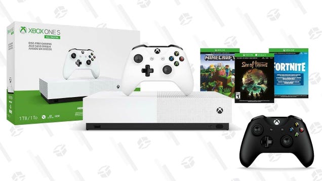 This Xbox One S 1TB All-Digital Bundle Comes With a Spare Controller