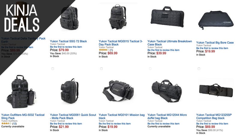 Illustration for article titled Save Big on Tactical Bags and Cases, Today Only