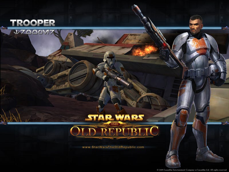 Star Wars: The Old Republic Trooper Class Revealed