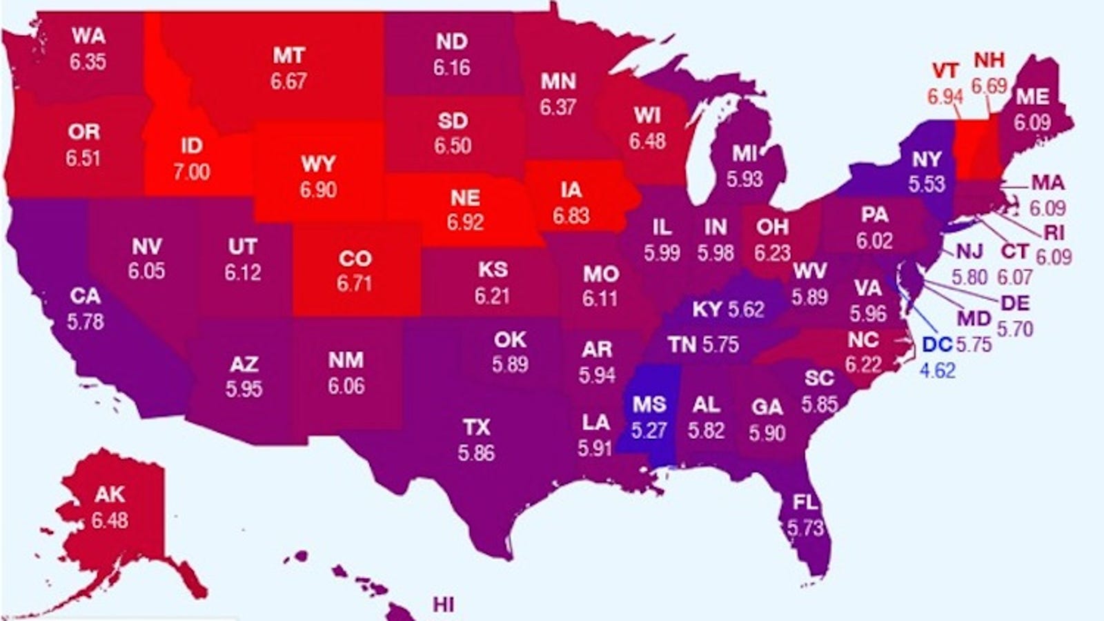 This Map Shows How Often Us Couples Are Having Sex To Get Pregnant 5913