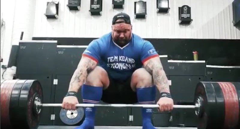 Hafþór Björnsson Deadlifted 1,000 Pounds While His Rowdy Pals Went Wild