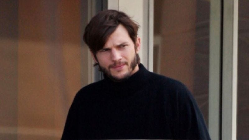 Illustration for article titled This is what Ashton Kutcher looks like as Steve Jobs